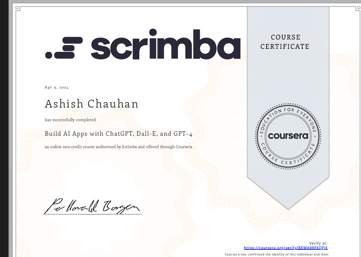 Full Stack Development Certification